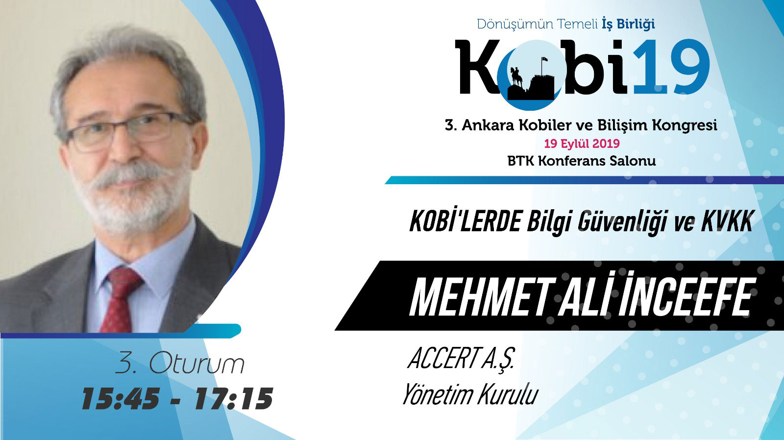 Mehmet Ali İnceefe - 3. Ankara Kobiler ve Bilişim Kongresi 2019