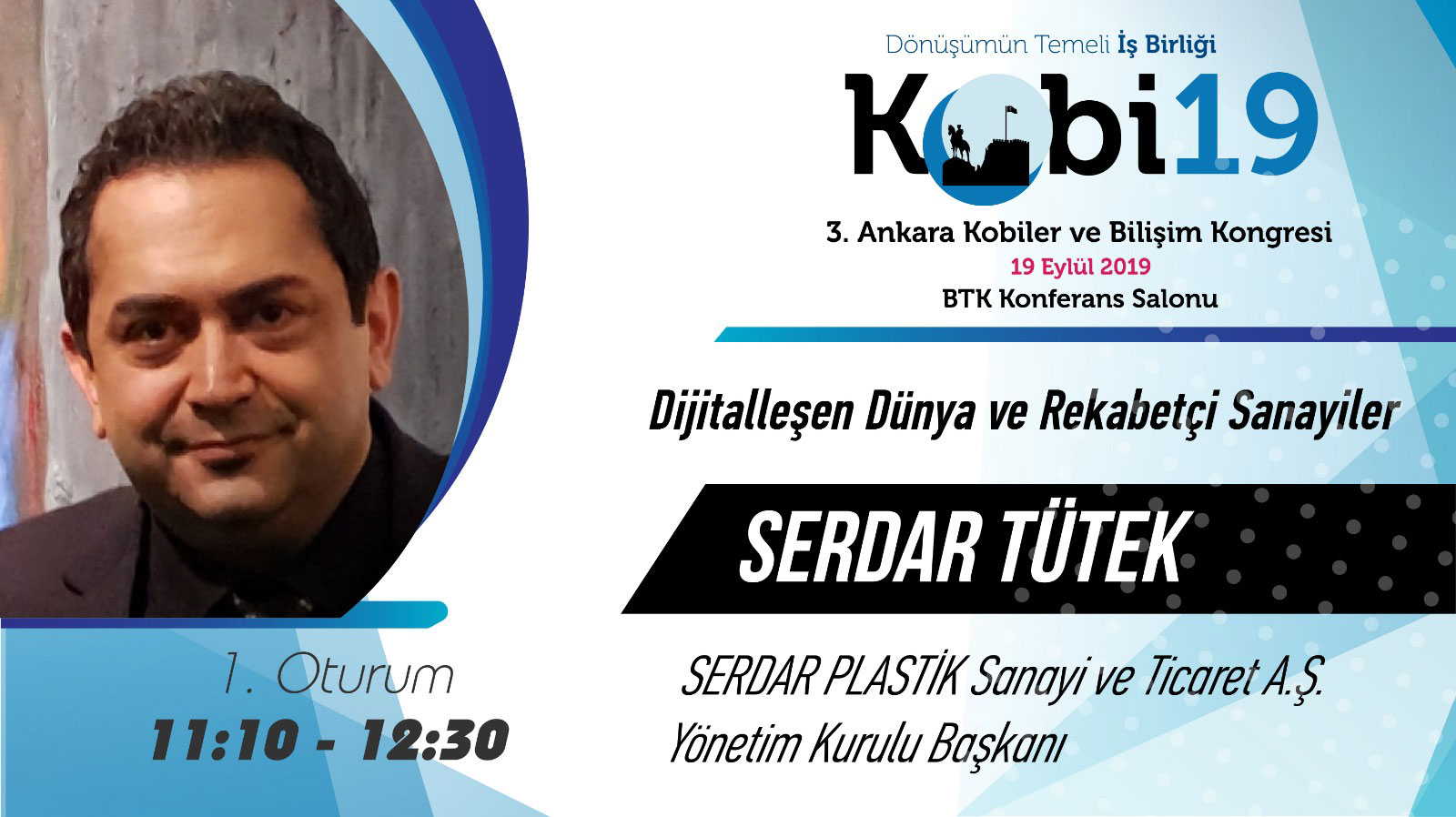 Serdar Tütek - 3. Ankara Kobiler ve Bilişim Kongresi 2019